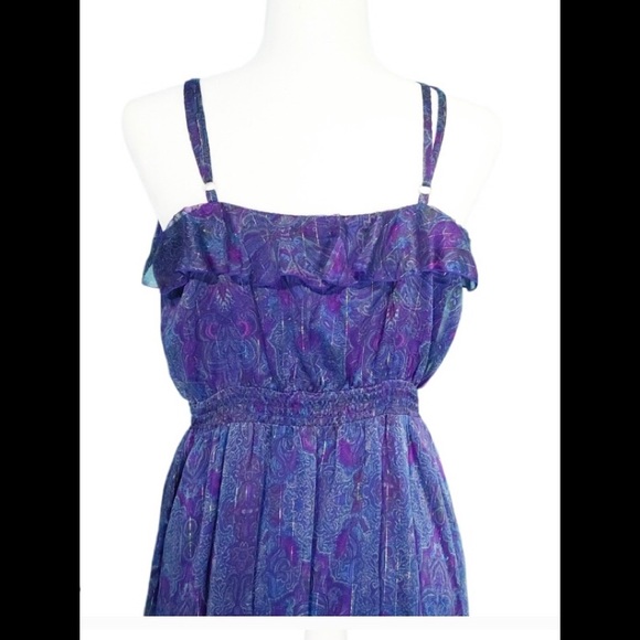 EXPRESS CHIFFON MAXI DRESS - Picture 10 of 14